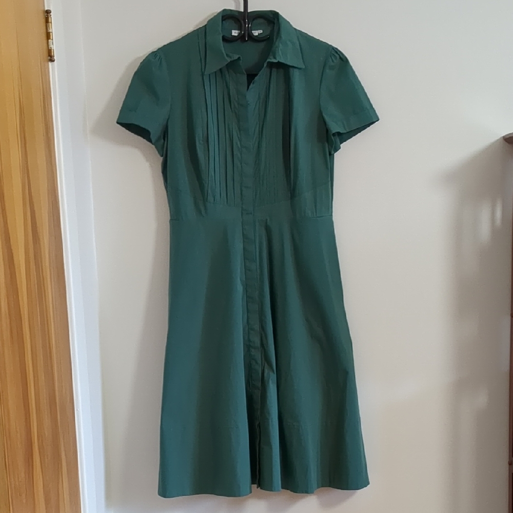 🇨🇦 🇵🇪 Charming Teal Green Midi Dress